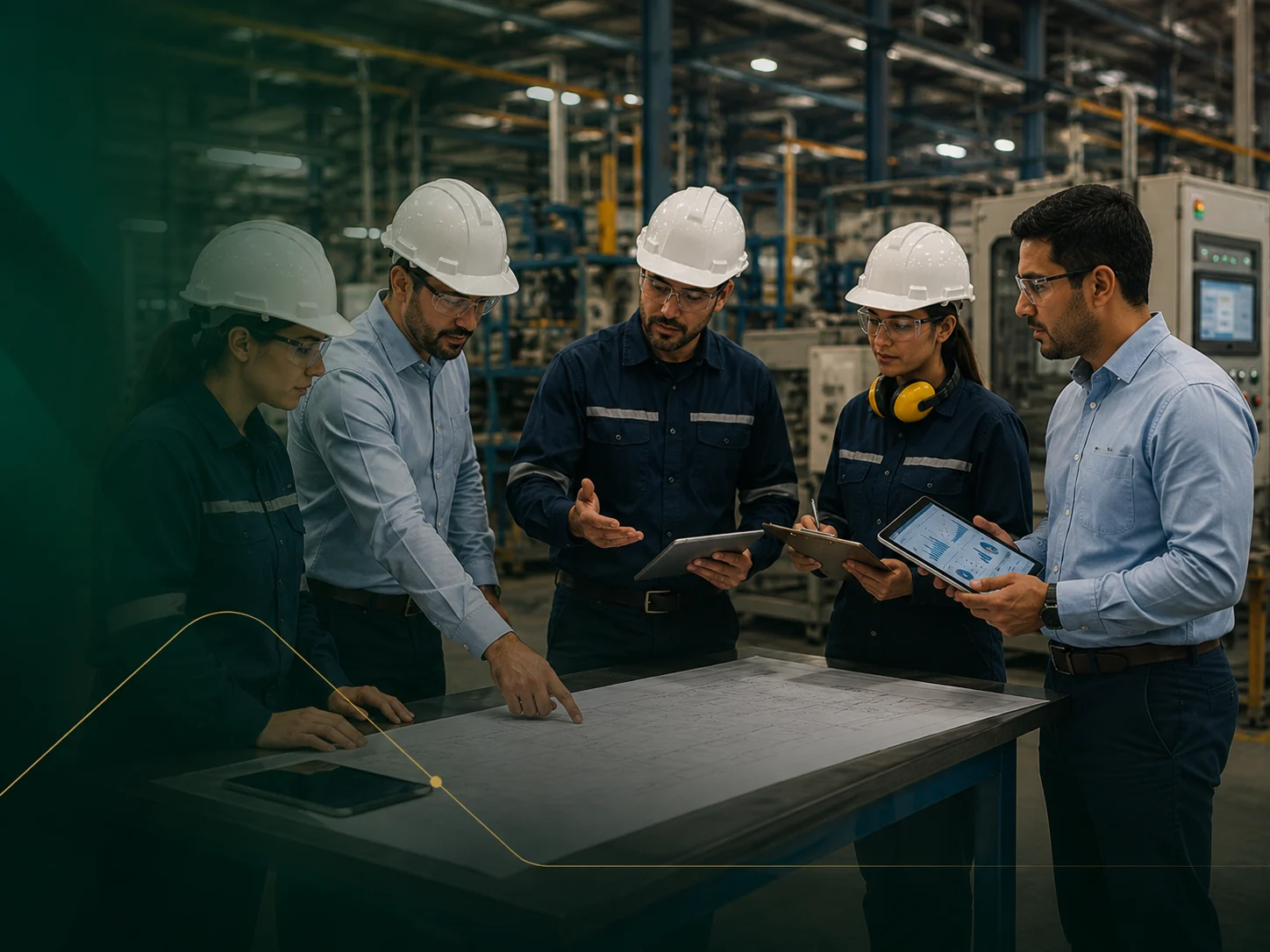 Evaluación integral de seguridad, mantenimiento y producción en una planta industrial