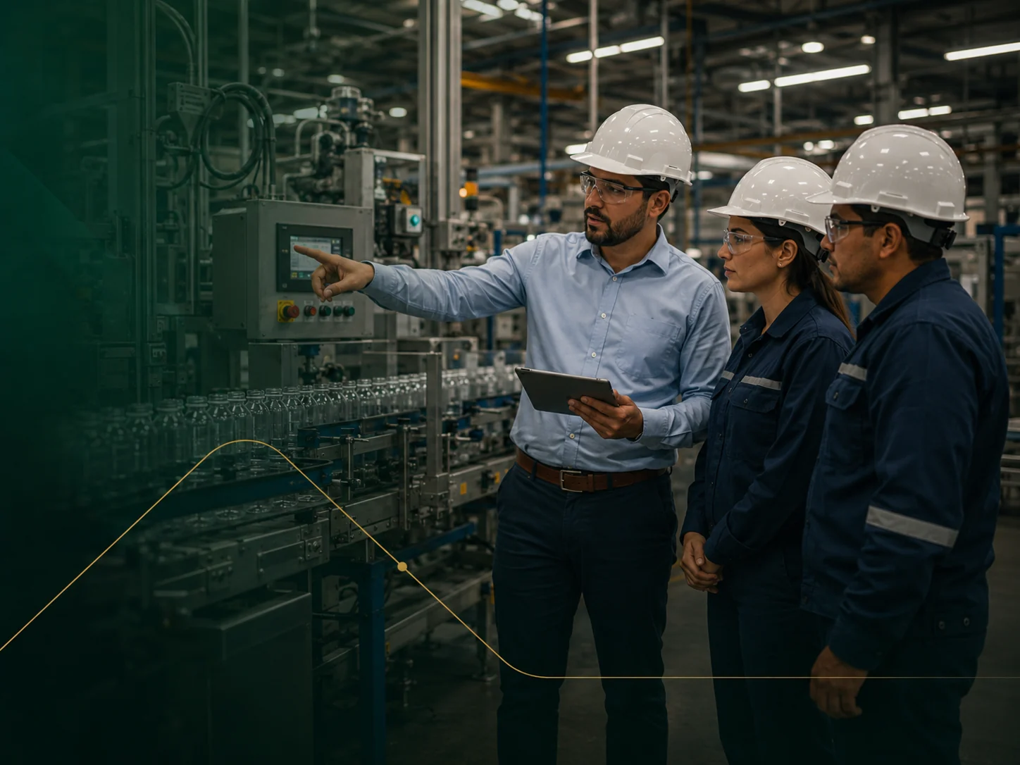 Supervisión de producción y mejora operacional en una planta industrial